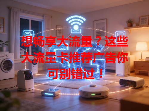 想畅享大流量？这些大流量卡推荐广告你可别错过！