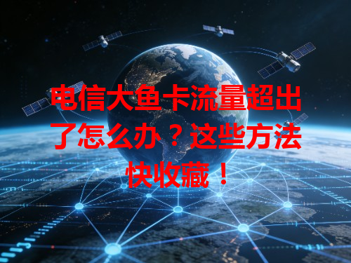 电信大鱼卡流量超出了怎么办？这些方法快收藏！