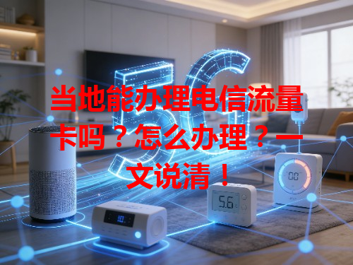 当地能办理电信流量卡吗？怎么办理？一文说清！