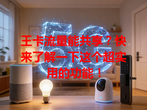 王卡流量能共享？快来了解一下这个超实用的功能！