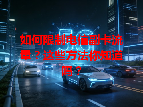 如何限制电信副卡流量？这些方法你知道吗？