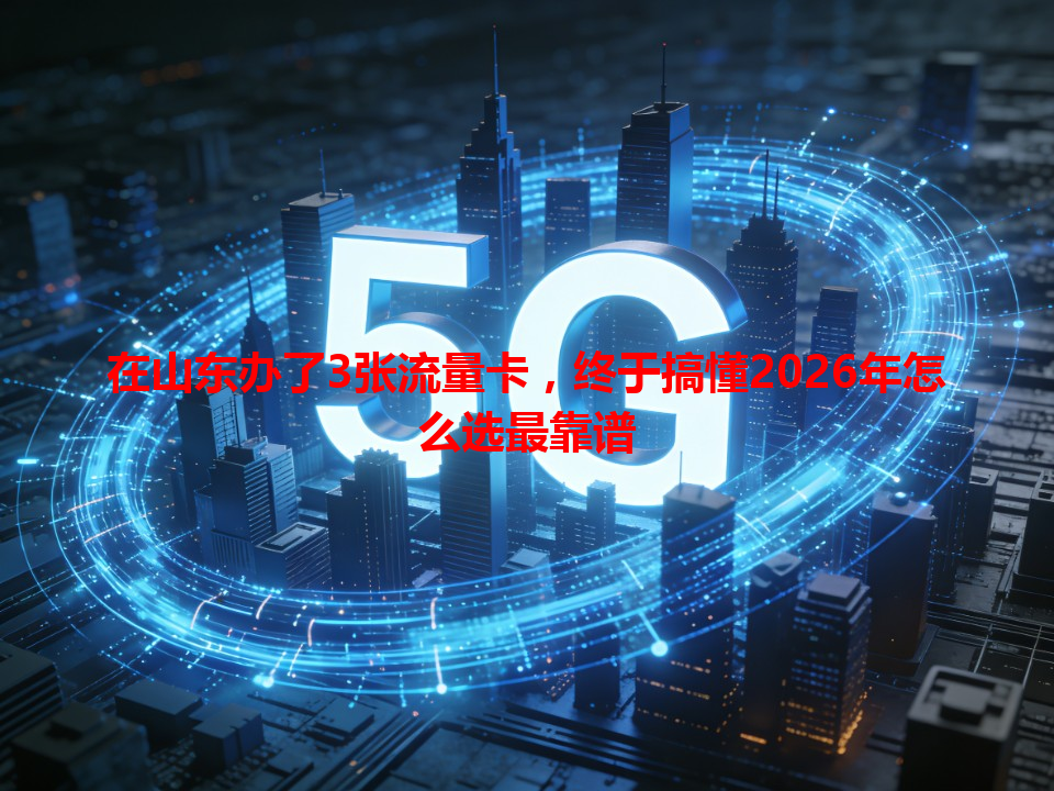 在山东办了3张流量卡，终于搞懂2026年怎么选最靠谱