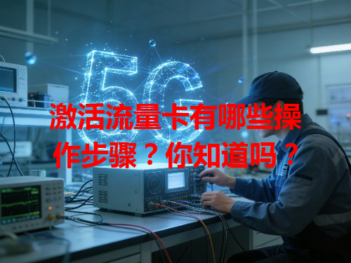 激活流量卡有哪些操作步骤？你知道吗？