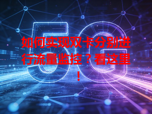 如何实现双卡分别进行流量监控？看这里！