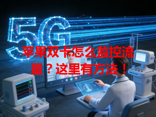 苹果双卡怎么监控流量？这里有方法！