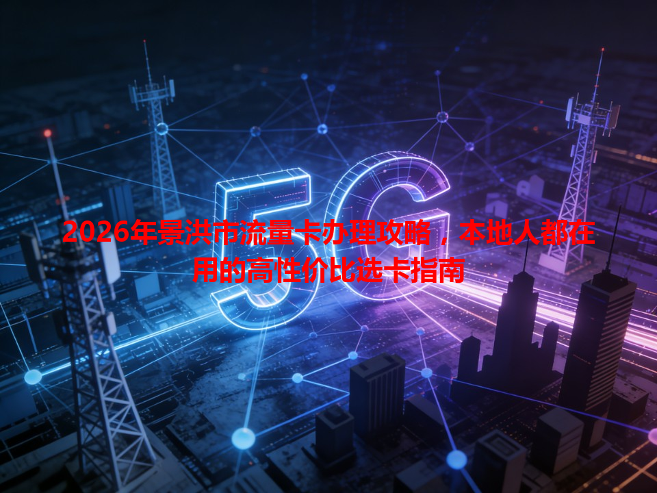 2026年景洪市流量卡办理攻略，本地人都在用的高性价比选卡指南