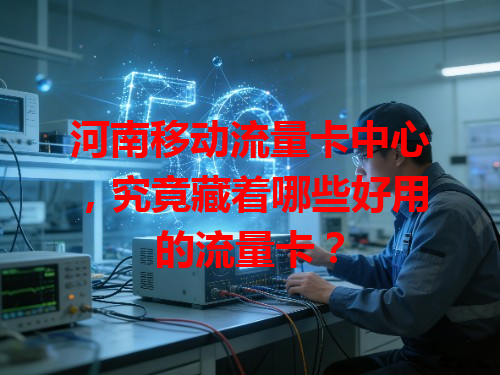 河南移动流量卡中心，究竟藏着哪些好用的流量卡？
