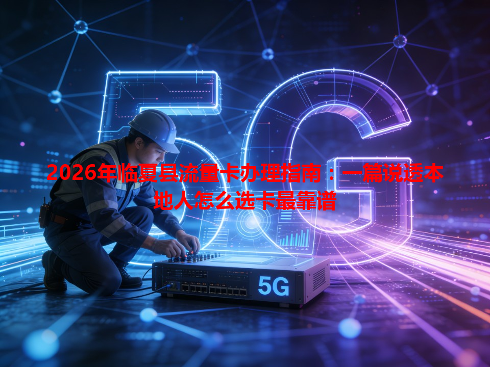 2026年临夏县流量卡办理指南：一篇说透本地人怎么选卡最靠谱