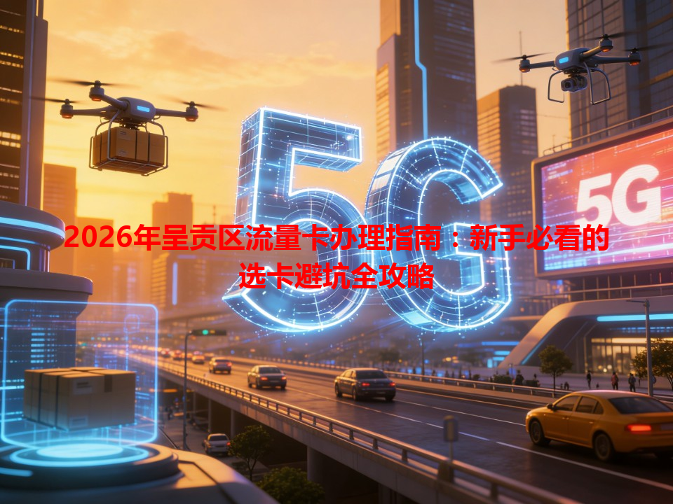 2026年呈贡区流量卡办理指南：新手必看的选卡避坑全攻略