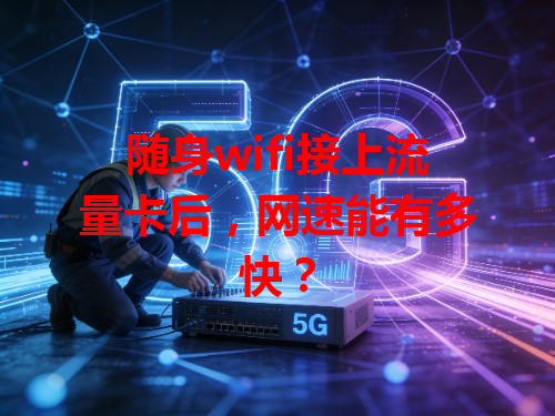 随身wifi接上流量卡后，网速能有多快？