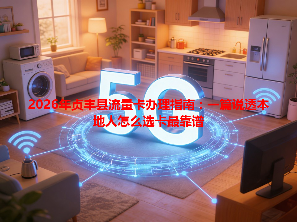 2026年贞丰县流量卡办理指南：一篇说透本地人怎么选卡最靠谱