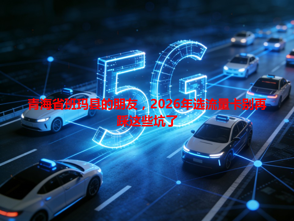 青海省班玛县的朋友，2026年选流量卡别再踩这些坑了