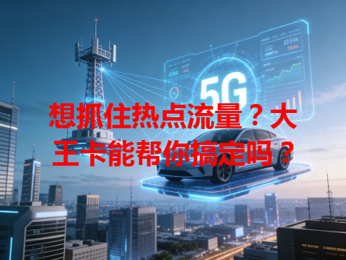 想抓住热点流量？大王卡能帮你搞定吗？
