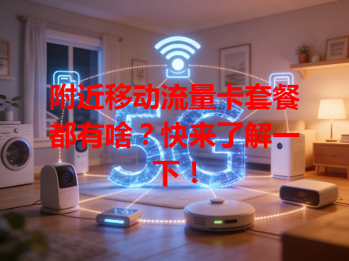 附近移动流量卡套餐都有啥？快来了解一下！