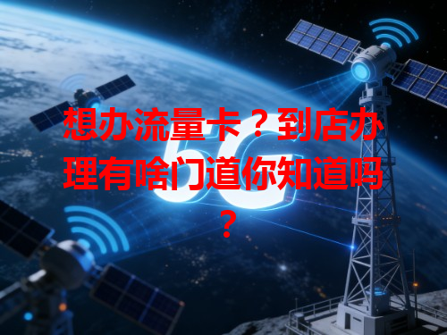 想办流量卡？到店办理有啥门道你知道吗？