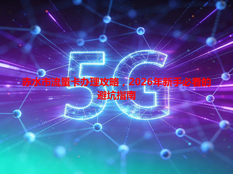 赤水市流量卡办理攻略，2026年新手必看的避坑指南