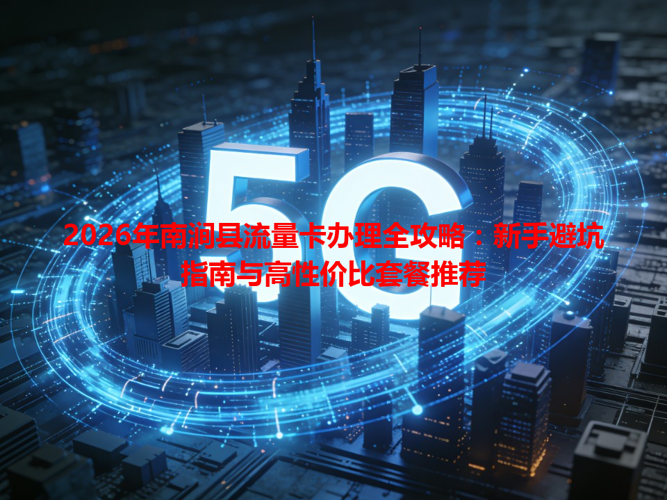 2026年南涧县流量卡办理全攻略：新手避坑指南与高性价比套餐推荐