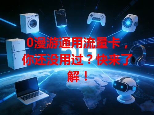 0漫游通用流量卡，你还没用过？快来了解！