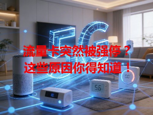 流量卡突然被强停？这些原因你得知道！