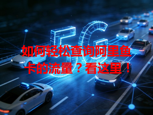 如何轻松查询阿里鱼卡的流量？看这里！