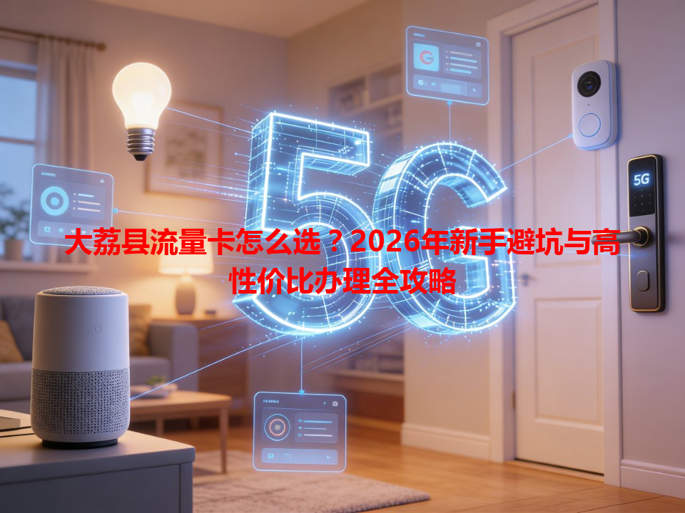 大荔县流量卡怎么选？2026年新手避坑与高性价比办理全攻略
