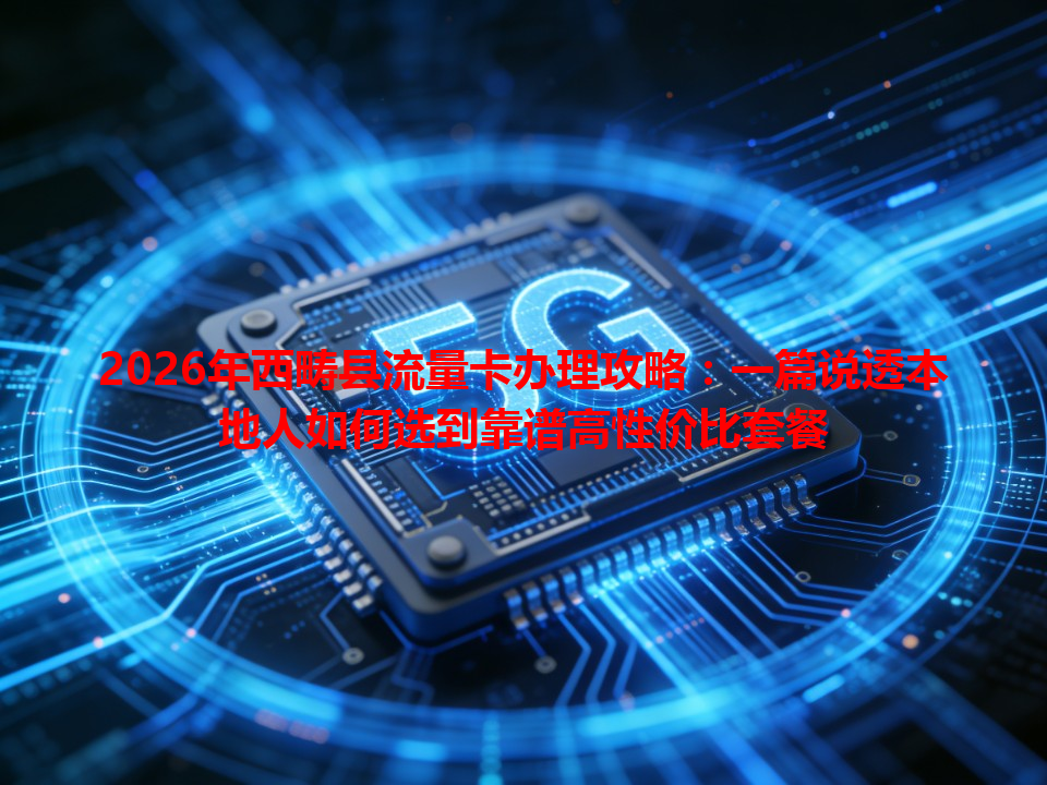 2026年西畴县流量卡办理攻略：一篇说透本地人如何选到靠谱高性价比套餐