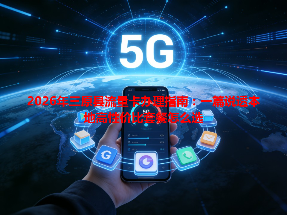 2026年三原县流量卡办理指南：一篇说透本地高性价比套餐怎么选