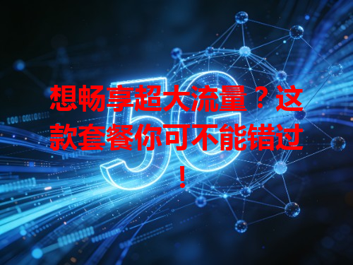 想畅享超大流量？这款套餐你可不能错过！