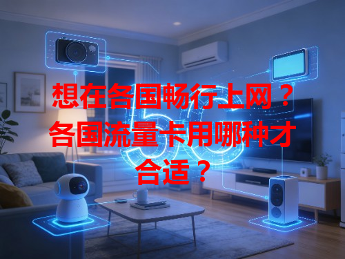 想在各国畅行上网？各国流量卡用哪种才合适？
