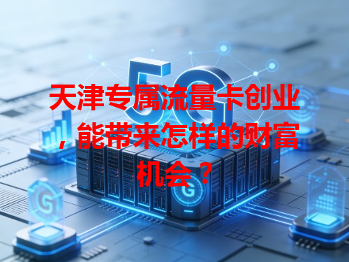 天津专属流量卡创业，能带来怎样的财富机会？