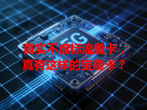 真实不虚标流量卡，真有这样的宝藏卡？