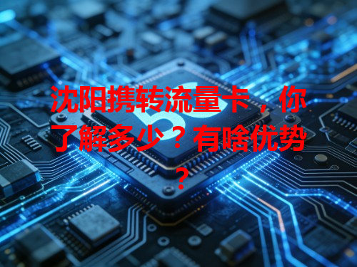 沈阳携转流量卡，你了解多少？有啥优势？