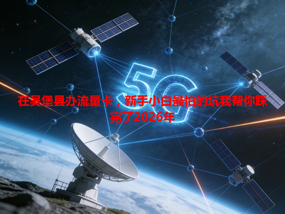 在吴堡县办流量卡，新手小白最怕的坑我帮你踩完了2026年