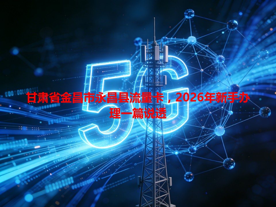 甘肃省金昌市永昌县流量卡，2026年新手办理一篇说透