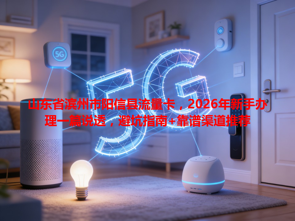山东省滨州市阳信县流量卡，2026年新手办理一篇说透，避坑指南+靠谱渠道推荐