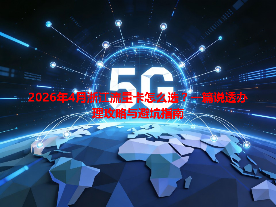 2026年4月浙江流量卡怎么选？一篇说透办理攻略与避坑指南