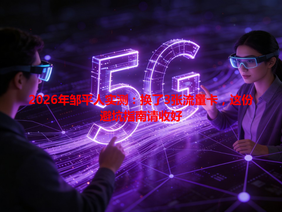 2026年邹平人实测：换了3张流量卡，这份避坑指南请收好