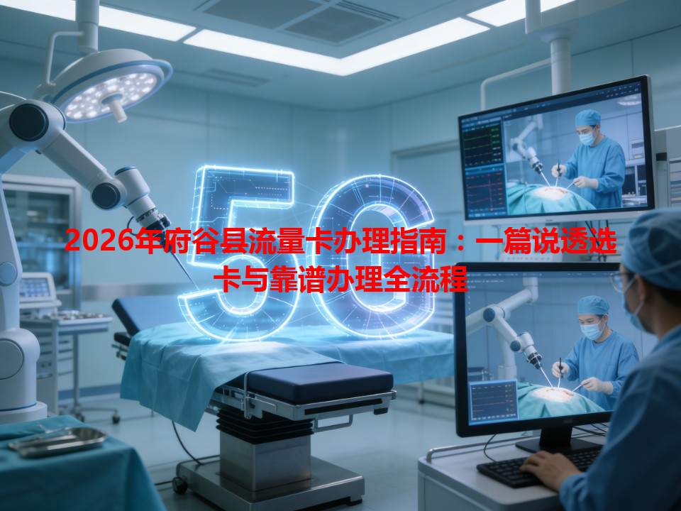 2026年府谷县流量卡办理指南：一篇说透选卡与靠谱办理全流程