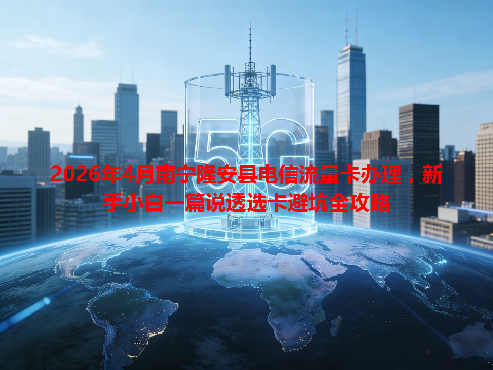 2026年4月南宁隆安县电信流量卡办理，新手小白一篇说透选卡避坑全攻略