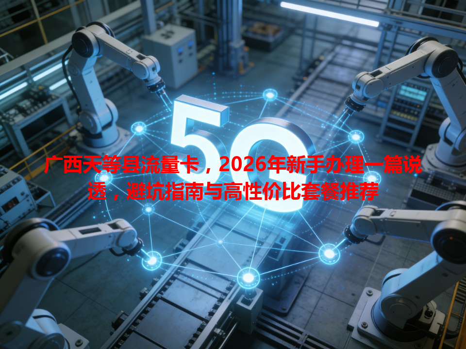 广西天等县流量卡，2026年新手办理一篇说透，避坑指南与高性价比套餐推荐