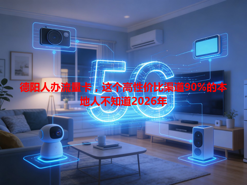 德阳人办流量卡，这个高性价比渠道90%的本地人不知道2026年