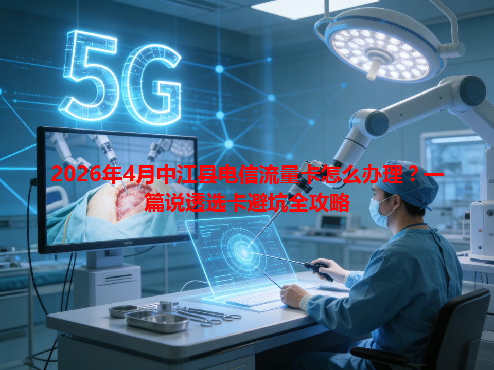 2026年4月中江县电信流量卡怎么办理？一篇说透选卡避坑全攻略