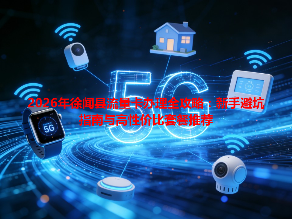 2026年徐闻县流量卡办理全攻略：新手避坑指南与高性价比套餐推荐