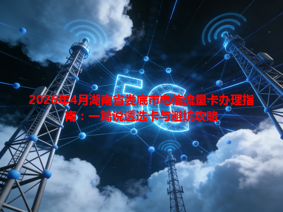 2026年4月湖南省娄底市电信流量卡办理指南：一篇说透选卡与避坑攻略