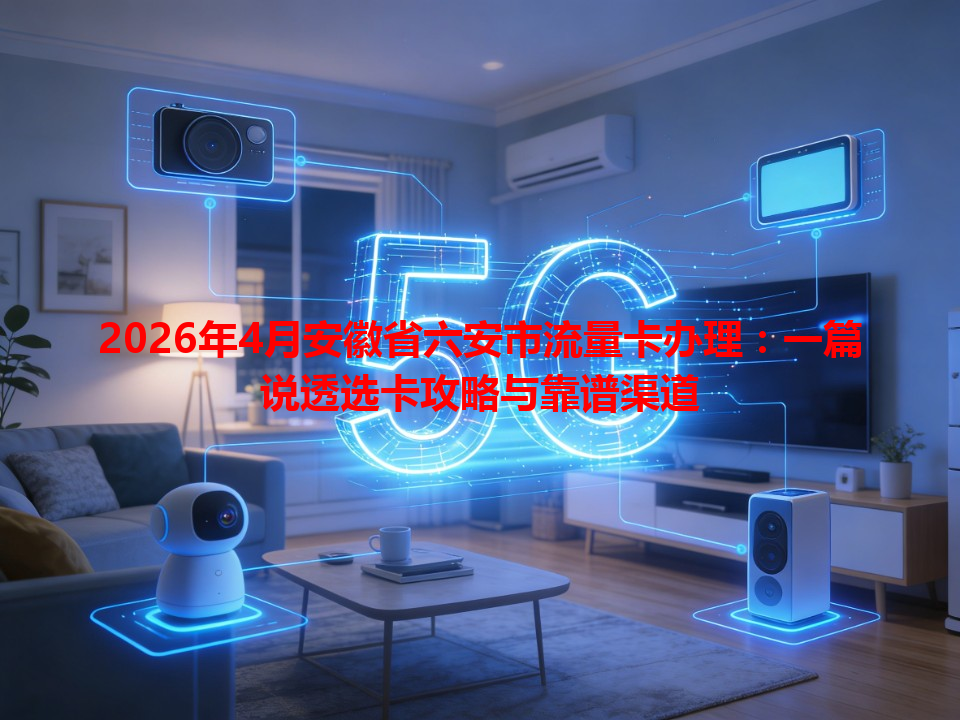2026年4月安徽省六安市流量卡办理：一篇说透选卡攻略与靠谱渠道
