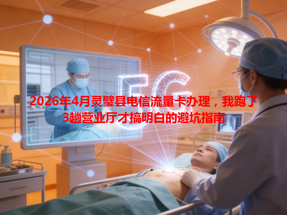 2026年4月灵璧县电信流量卡办理，我跑了3趟营业厅才搞明白的避坑指南