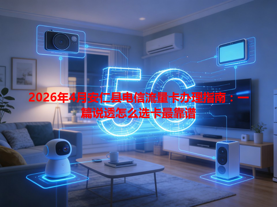 2026年4月安仁县电信流量卡办理指南：一篇说透怎么选卡最靠谱