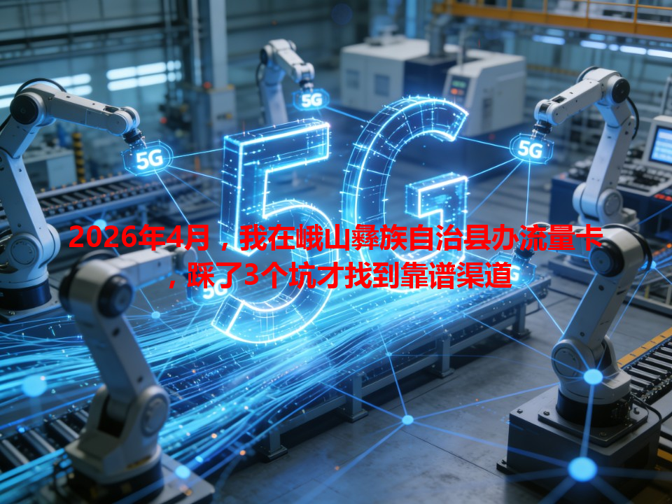 2026年4月，我在峨山彝族自治县办流量卡，踩了3个坑才找到靠谱渠道