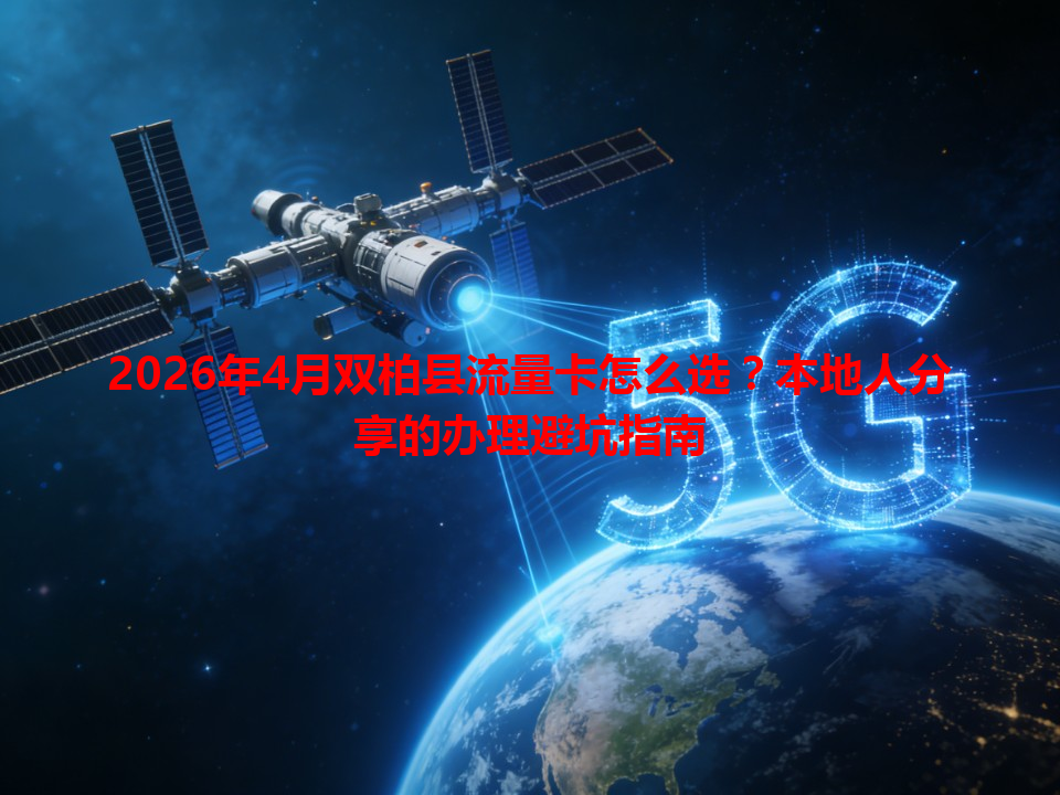 2026年4月双柏县流量卡怎么选？本地人分享的办理避坑指南