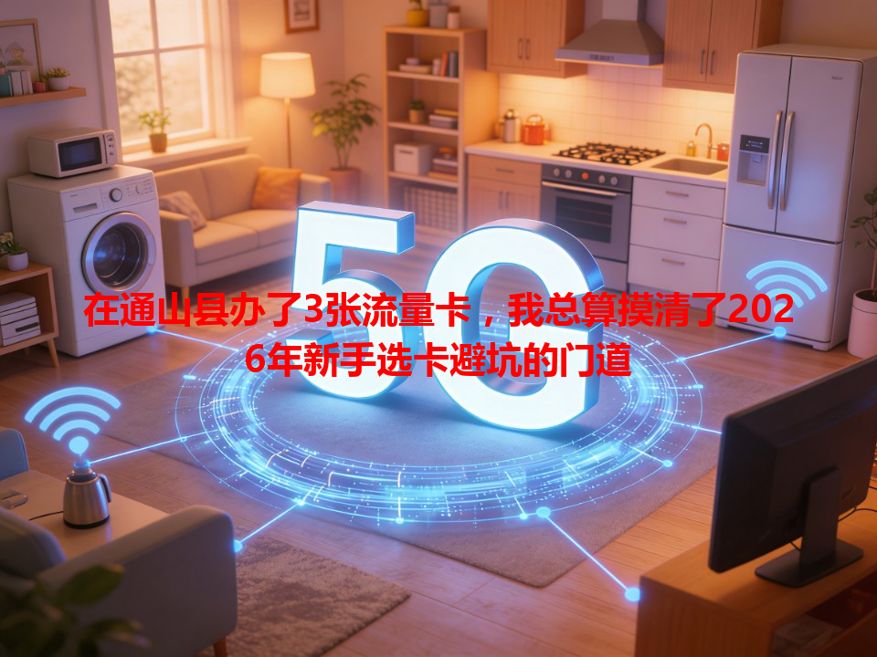 在通山县办了3张流量卡，我总算摸清了2026年新手选卡避坑的门道